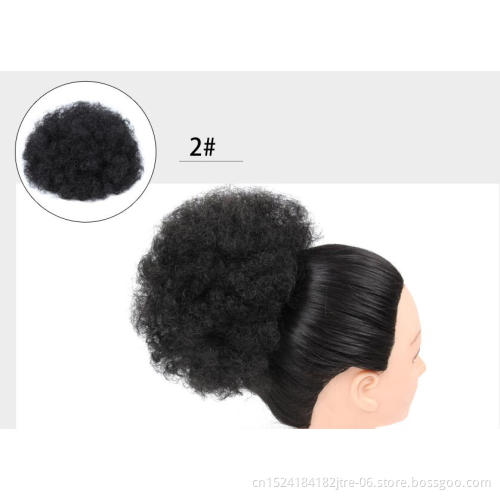 imported fiber fluffi puff ponytail hair piece supplier, synthetic full ponytail wig, updo ponytail hair bun extension unprocess